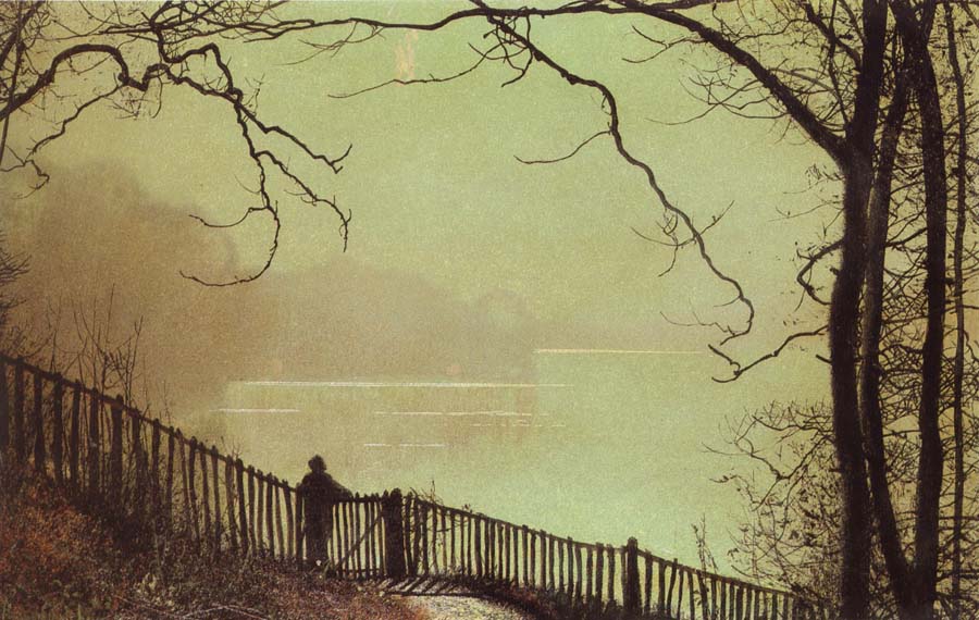 Atkinson Grimshaw Waterloo Lake Roundhay Park Leeds